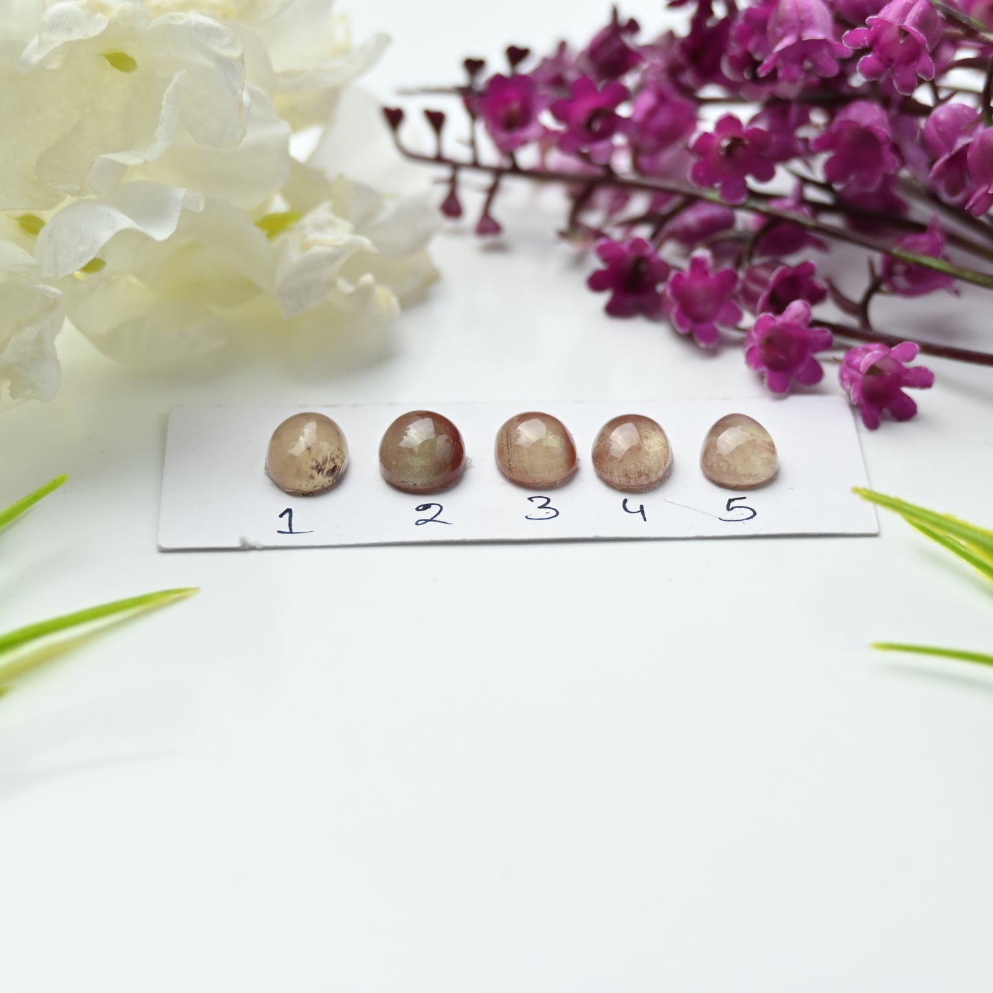 Andesine Cabochons 12MM -14MM