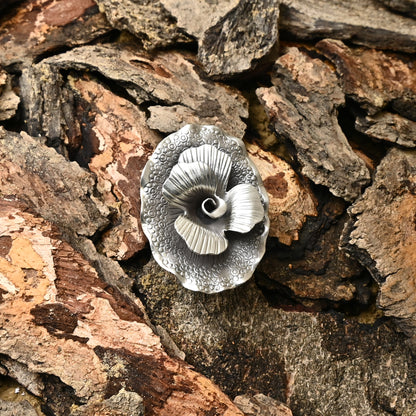 Rosenblüten-Silberring - Sterling Silber 925 || Handgefertigter Ring