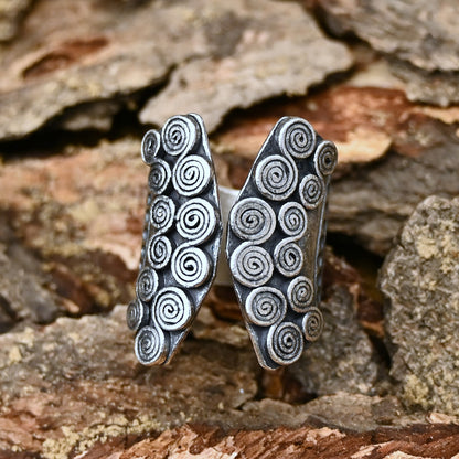 Ethno Boho Tribal Silberring Sterling Silber 925 || Handgefertigter Ring