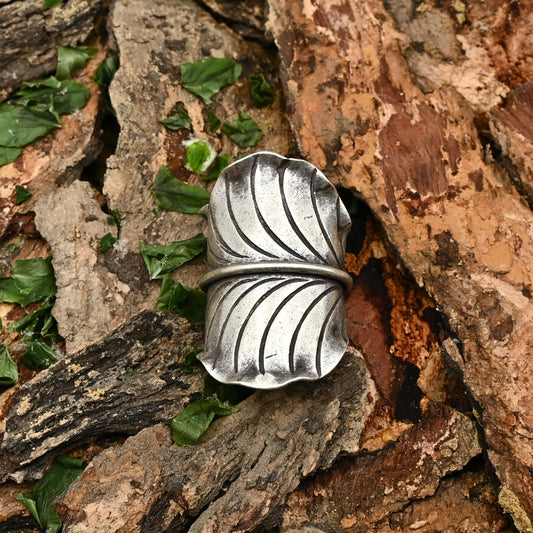 Wrap Around Leaf Ring