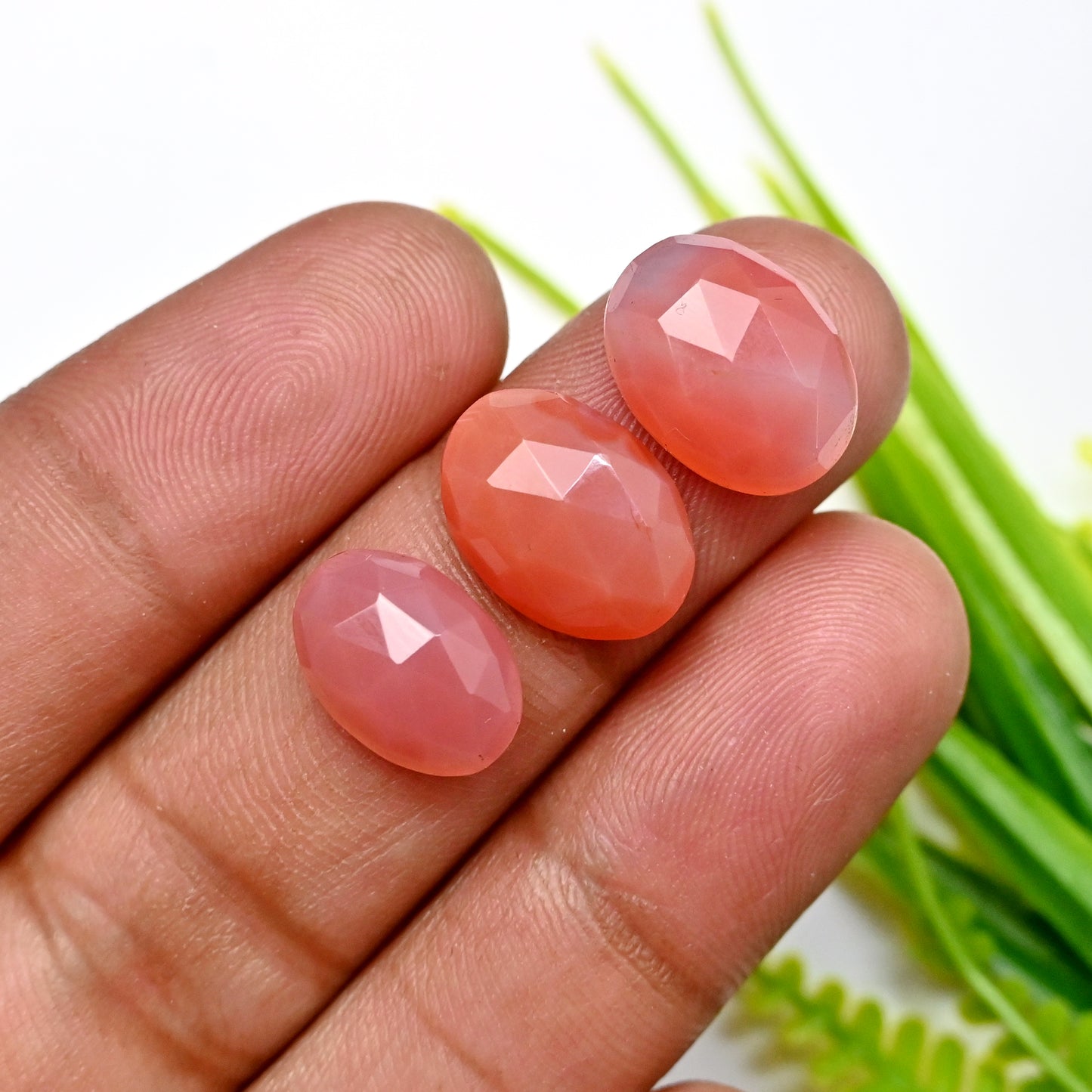 69.40cts Natural Botswana Agate 10x14mm Rose Cut Cabochon Mix Shape AAA Grade Gemstone Parcel -Total 15 Pcs