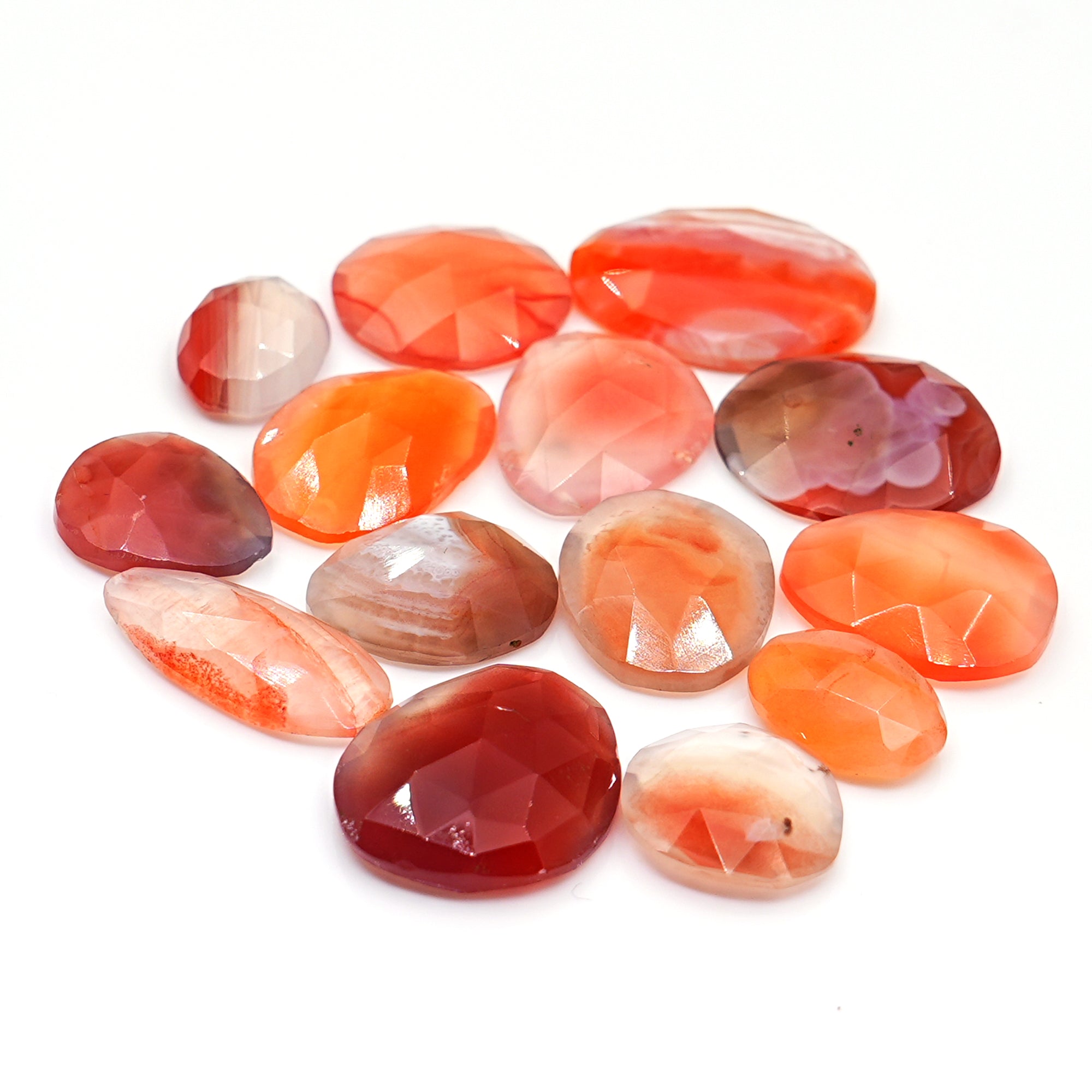 Botswana Agate Freeform Cabochons | Natural Banded Beauty Gems For Jewelry