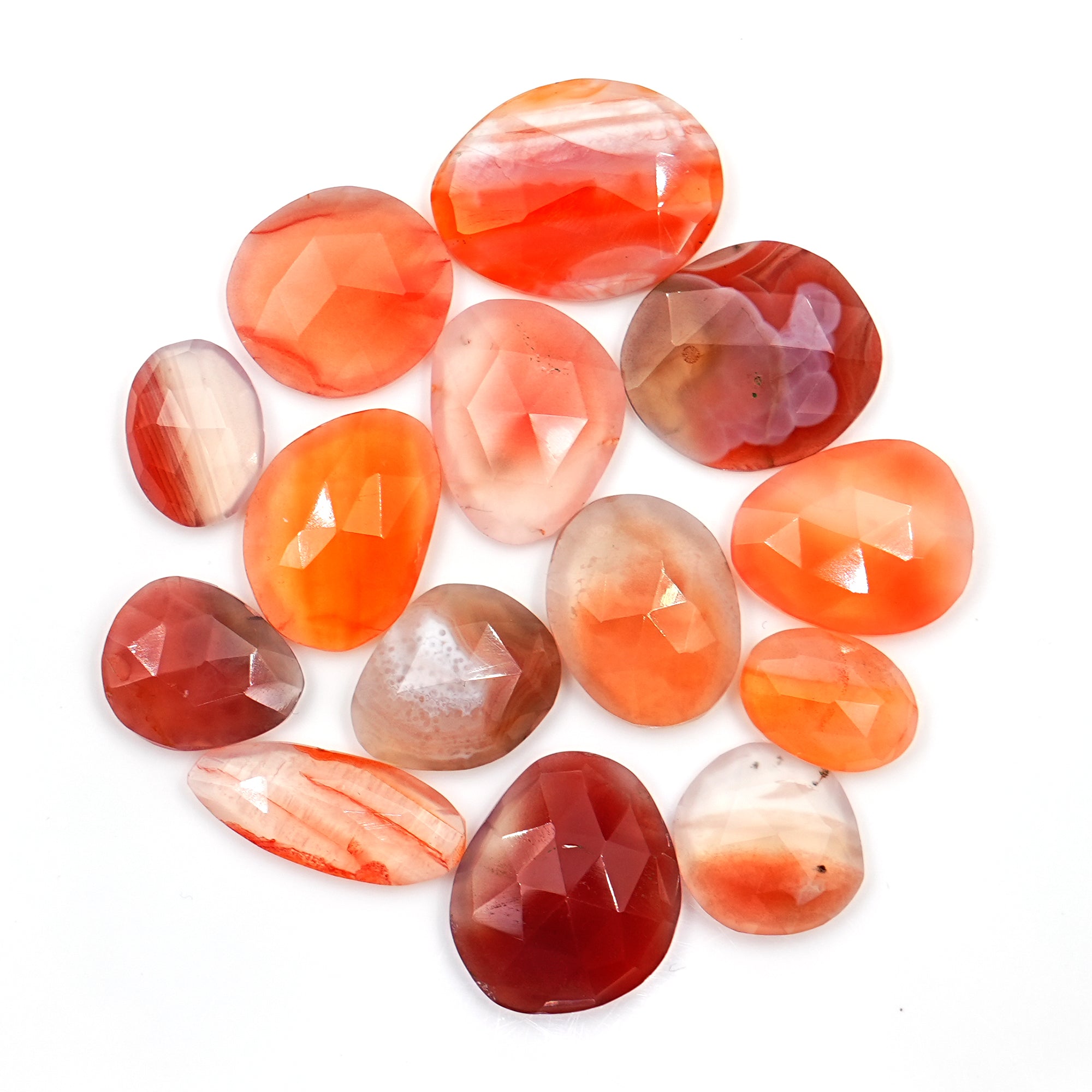 Botswana Agate Freeform Cabochons | Natural Banded Beauty Gems For Jewelry