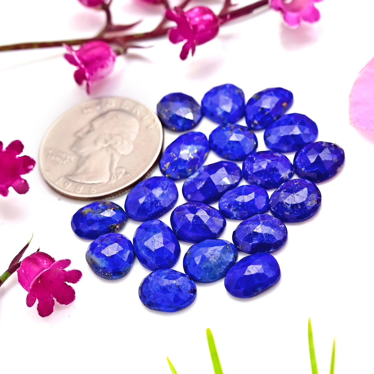 Lapislazuli-Cabochons zur Schmuckherstellung, Mix-Form, AA-Qualität, loser Edelstein, Einzelstück