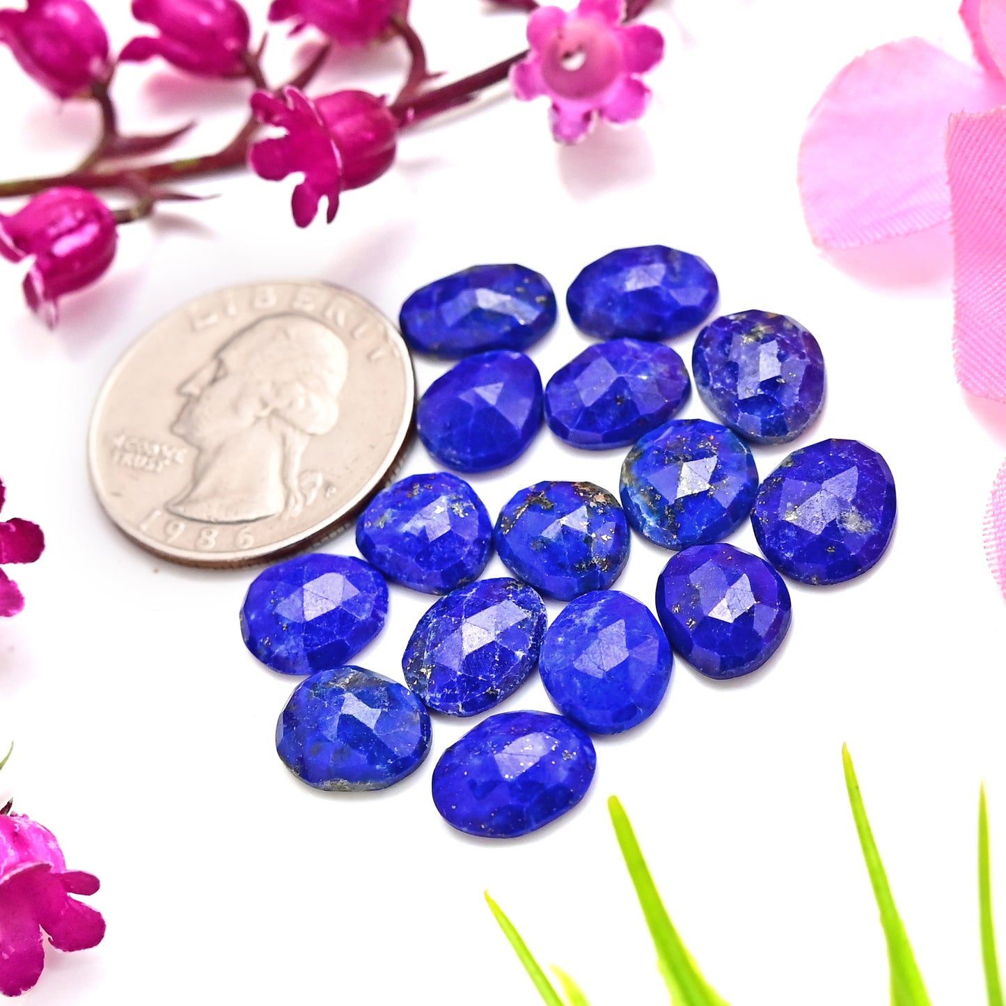 Lapislazuli-Cabochons zur Schmuckherstellung, Mix-Form, AA-Qualität, loser Edelstein, Einzelstück