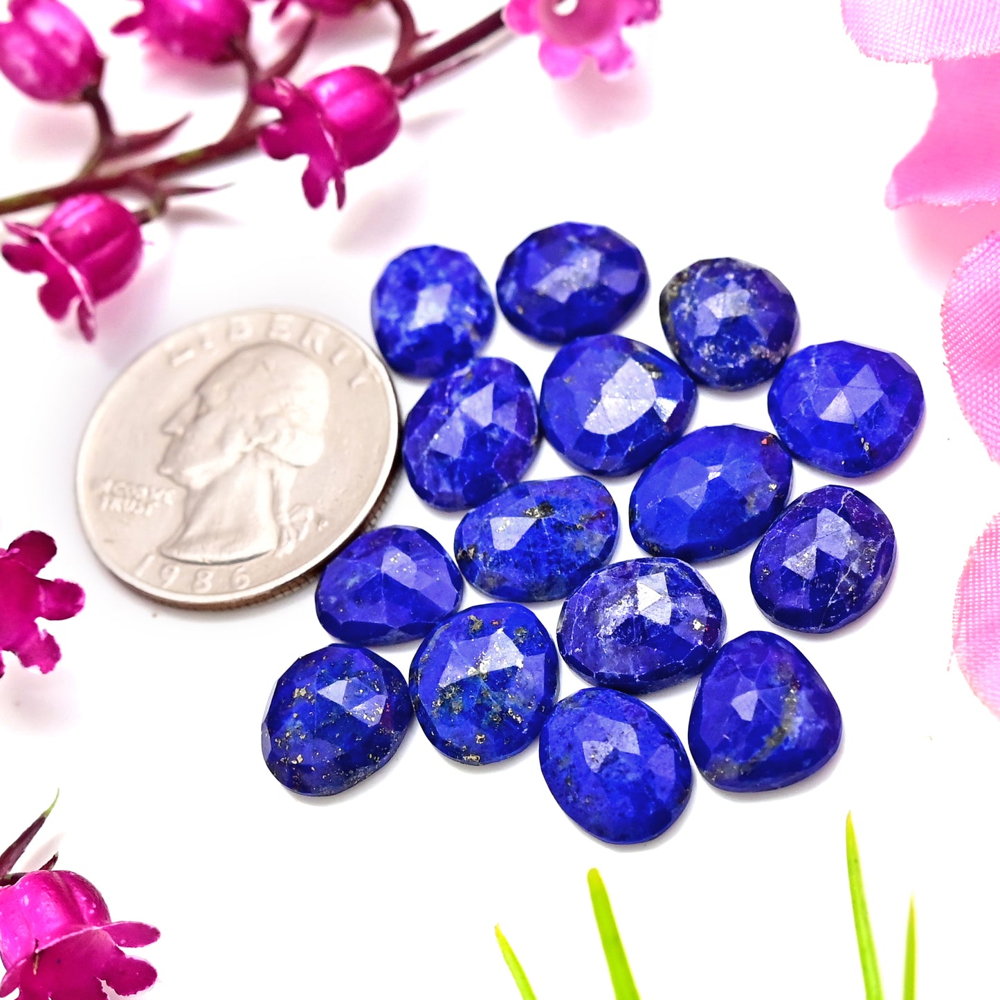 Lapislazuli-Cabochons zur Schmuckherstellung, Mix-Form, AA-Qualität, loser Edelstein, Einzelstück