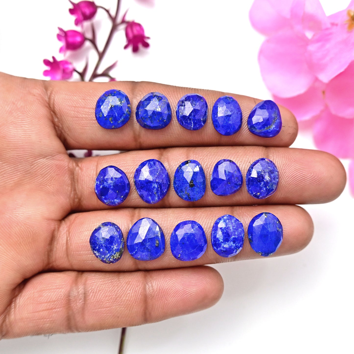 Lapislazuli-Cabochons zur Schmuckherstellung, Mix-Form, AA-Qualität, loser Edelstein, Einzelstück