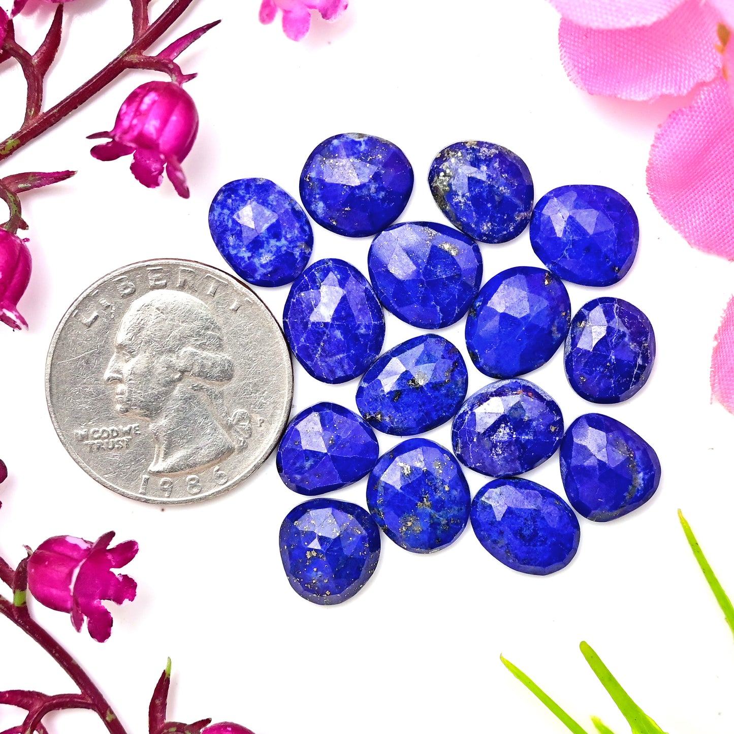 Lapislazuli-Cabochons zur Schmuckherstellung, Mix-Form, AA-Qualität, loser Edelstein, Einzelstück