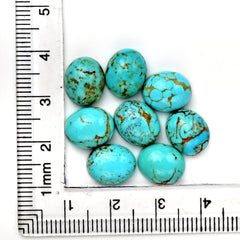 Kingman Turquoise Oval Smooth Cabochons
