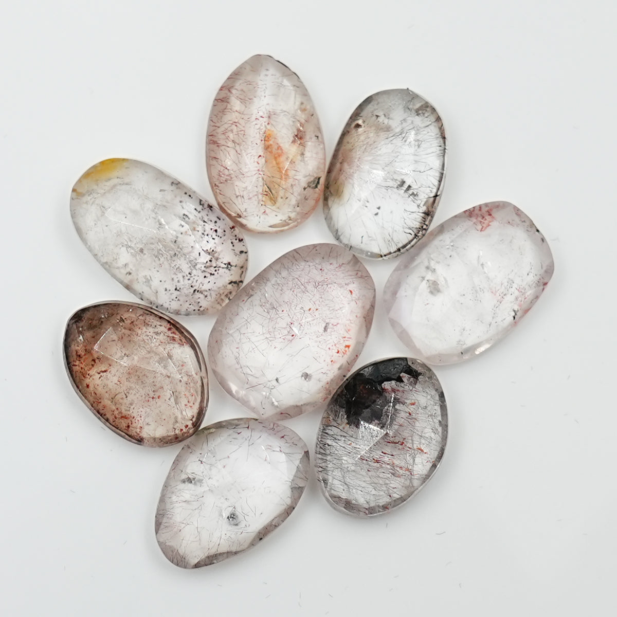 Super Seven Rosecut Freeform Gems | Mystic Harmony in Every Facet - 8 Pieces