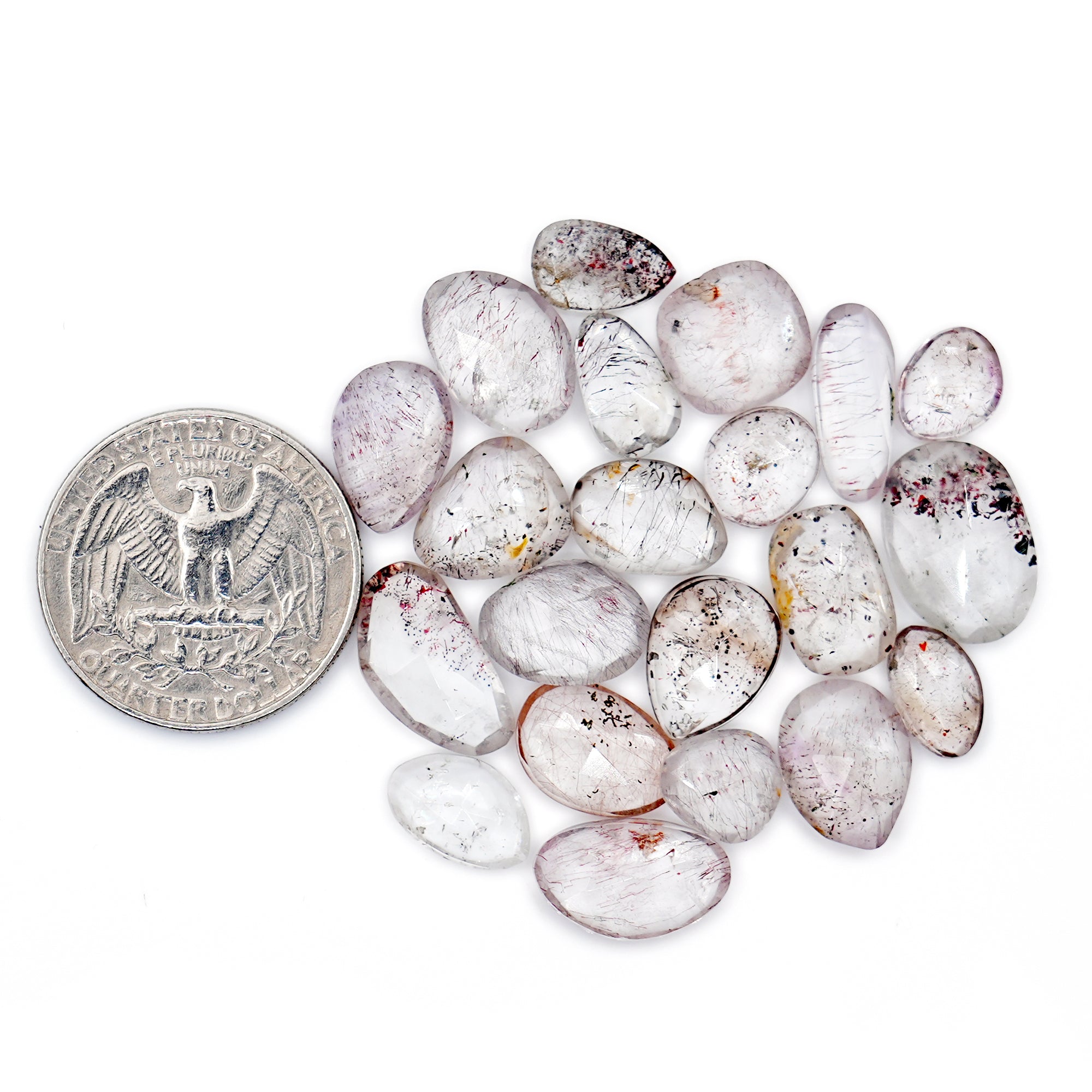 Super Seven Rosecut Freeform Gems | Mystic Harmony in Every Facet - 21 Pieces