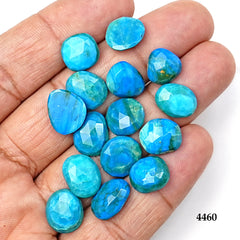 Rare Opalina Rose Cut Gemstones | Freeform Cabochons for Jewelry Making - 15 Pieces
