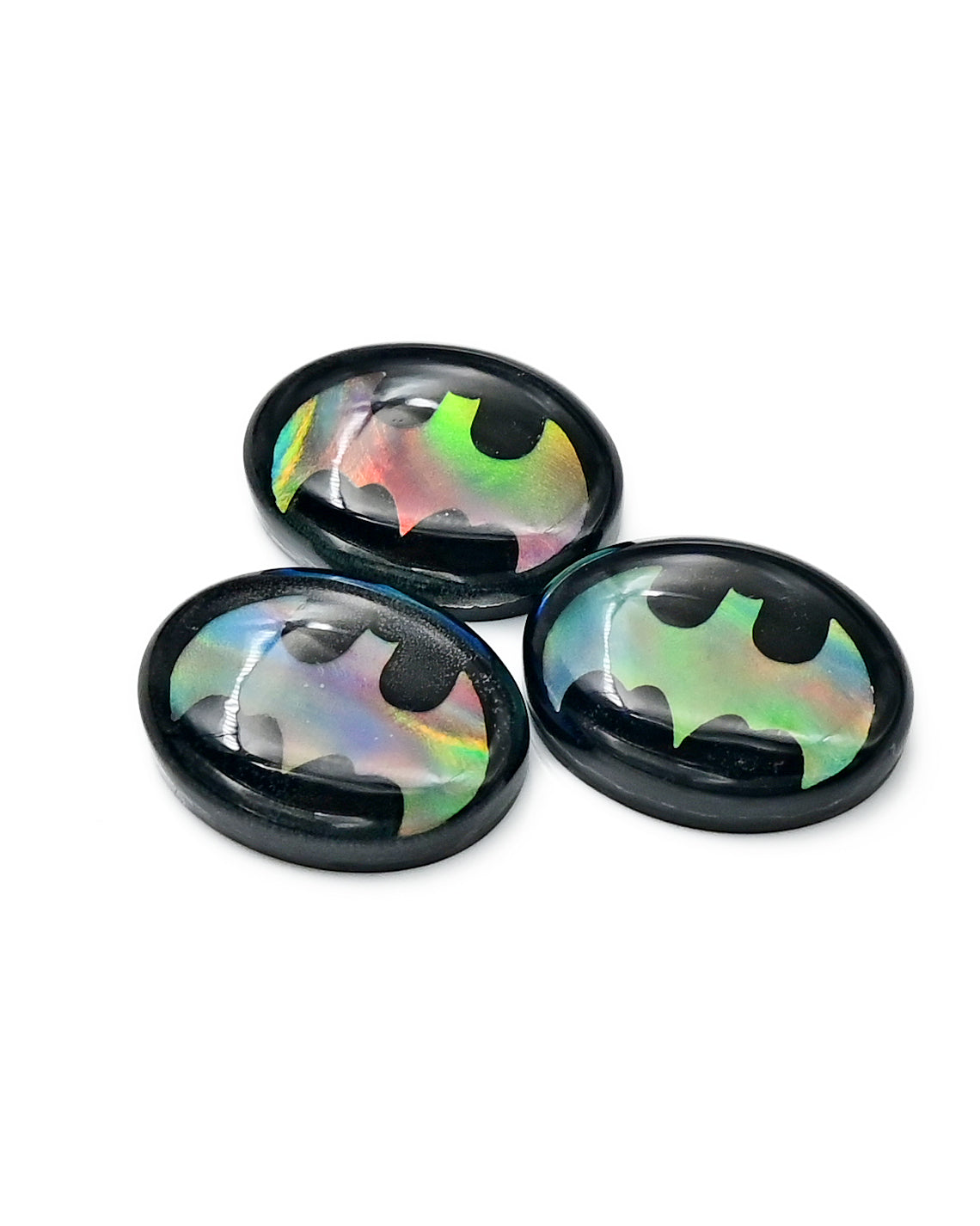 Aurora Opal Doublet Cabochon | Vibrant Fireplay in Every Angle - 3 Pieces