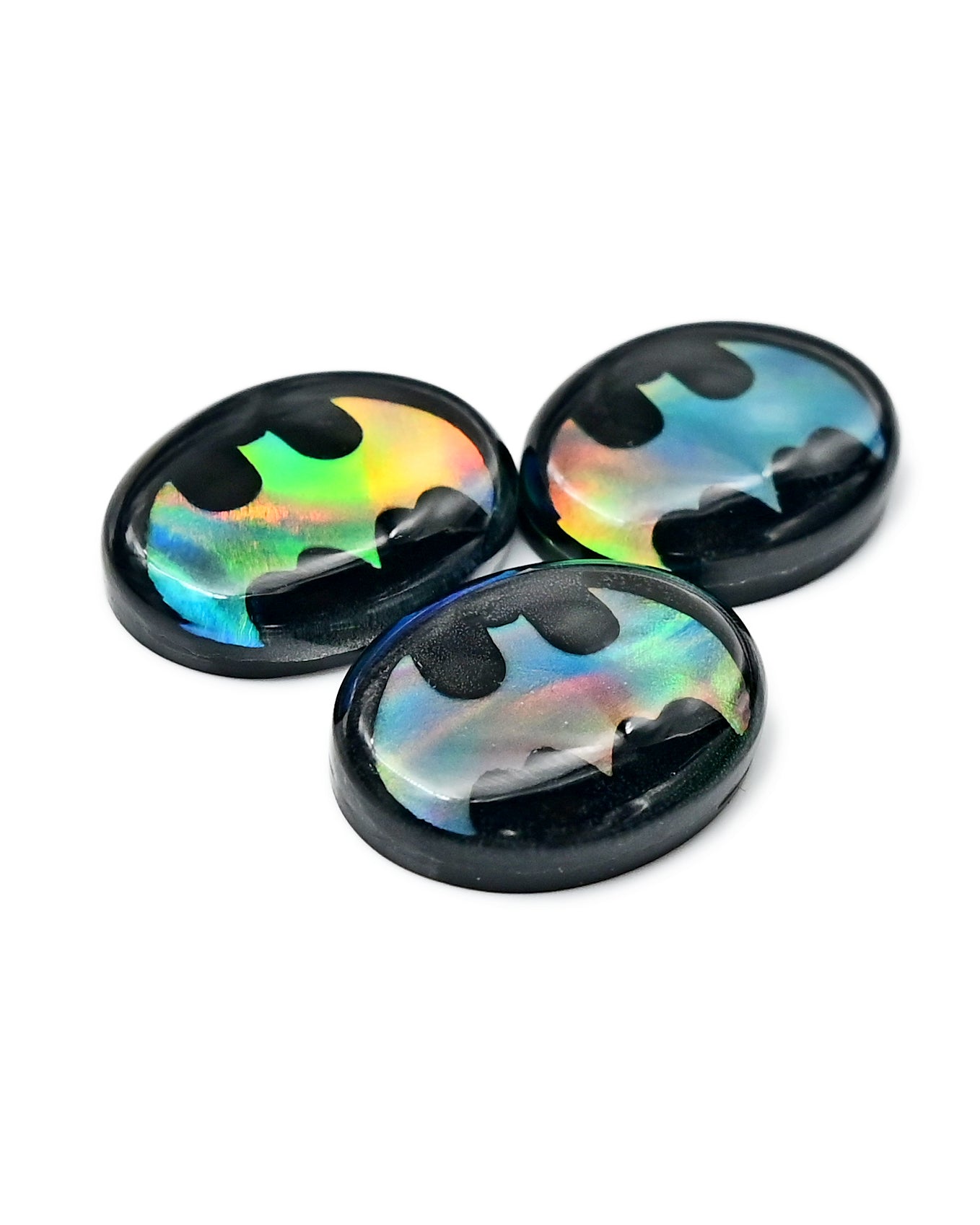 Aurora Opal Doublet Cabochon | Vibrant Fireplay in Every Angle - 3 Pieces