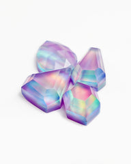 Aurora Opal Mix Shape Rosecut Cabochons | Flashy Gemstones for Statement Jewelry - 4 pieces