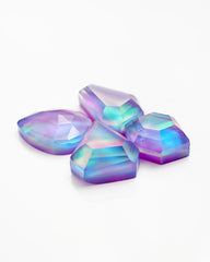 Aurora Opal Mix Shape Rosecut Cabochons | Flashy Gemstones for Statement Jewelry - 4 pieces