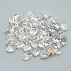 Natural Herkimer Diamond Crystals | Freeform Raw Quartz for Jewelry & Healing - 62 Pieces