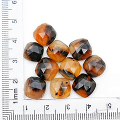 Cushion Montana Agate Rose Cut Cabochon | Natural Gemstone with Unique Inclusion - 10 Pieces