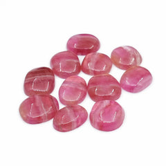 Rare Cobalto Calcite Smooth Cabochons | Pink Gemstones for Jewelry Making - 11 pieces