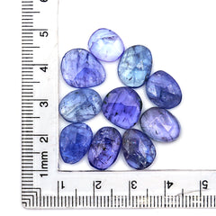 Tanzanite Rose Cut Freeform Gems | Lush Violet-Blue Brilliance Gemstones