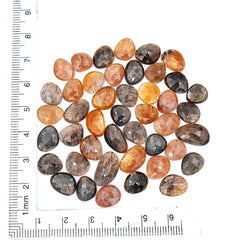 Freeform Rose Cut Golden Sheen Moonstoner | Cabochons for Jewelry Making - 44 Pieces